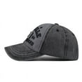 thumbnail image 4 of Nueva gorra de béisbol bordada con letras grandes del estado de Nueva York, gorra para exteriores de algodón viejo que no se decolora, 4 of 6