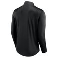 thumbnail image 3 of Men's Fanatics Black Wisconsin Badgers Tough Minded Quarter-Zip Top, 3 of 3