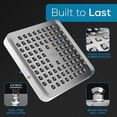 thumbnail image 6 of Shower  - High  Rain -  Luxury Design - 1-Min Install - Easy Clean Adjustable Replacement for Your Bathroom Shower Heads (Luxury Polished , 6 Inch Square), 6 of 7