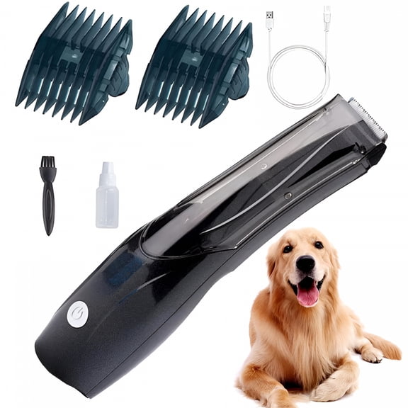 XIRQI 3-Speed Vacuum Dog Clippers for Grooming with Suction, Usb Low Noise 1500Mah Rechargeable Electric