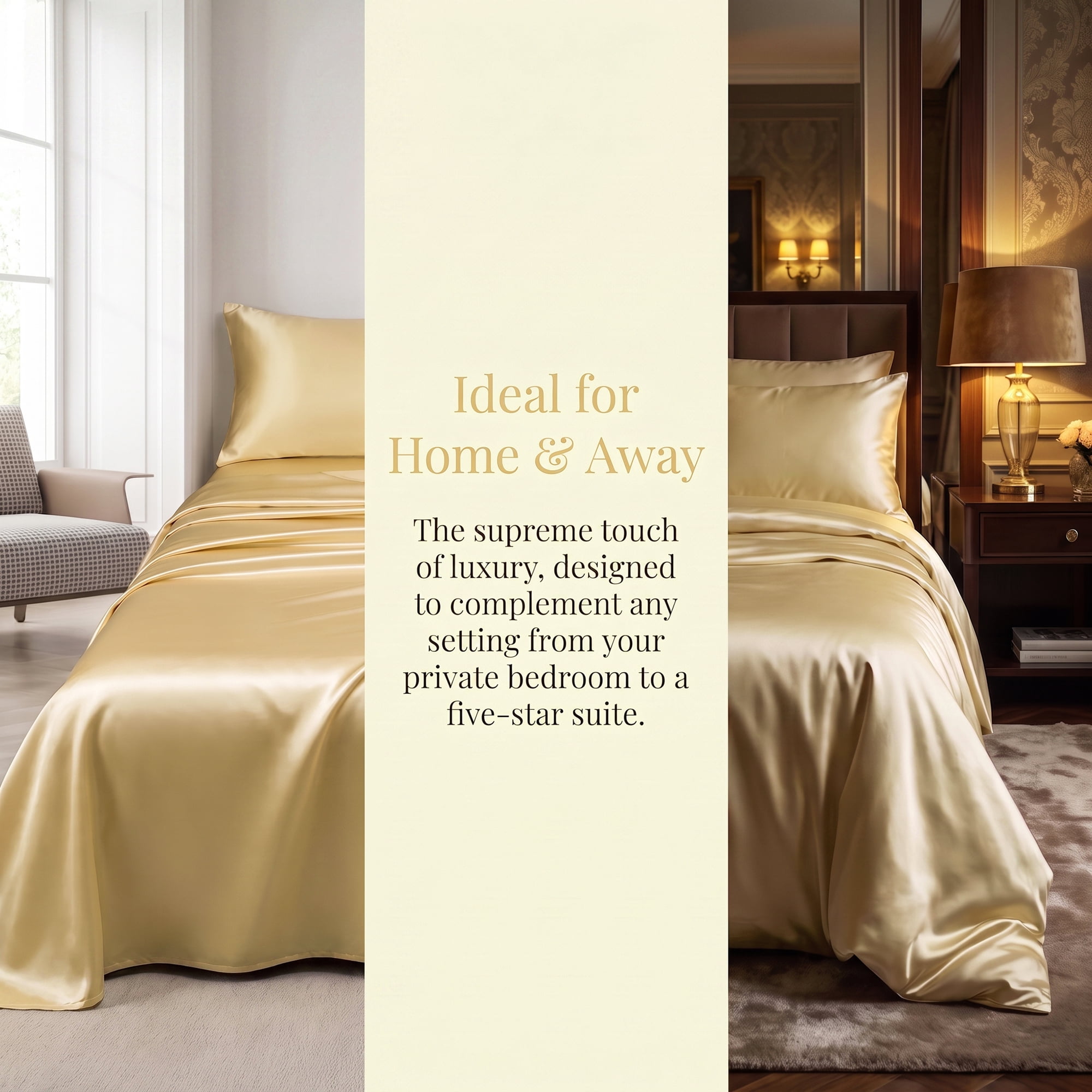 Unique Bargains Fitted Sheet Microfiber Bed Sheets Comfortable for All Seasons 39.0"x74.8" Champagne