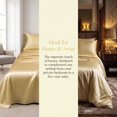 thumbnail image 2 of REGALWOVEN Fitted Sheet, Microfiber Bed Sheets, Soft and Comfortable for All Seasons Champagne 1 PC 78.0x79.9 inch, 2 of 5