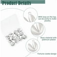 thumbnail image 4 of 12pcs Brass Pendants Long-Lasting Plated Fortune Cookie Charms Real Platinum Plated 17x15x5.5mm Hole: 1.6mm, 4 of 6