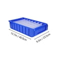 thumbnail image 2 of HEALEEP Toolbox Organization Hardware Parts Storage Box Blue HighDensity Polyethylene 1 Storage Box, 2 of 8