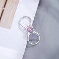 thumbnail image 4 of WIFKLSIIPG Reversible Double Band Double Diamond Ring Heart Shape Ring（1PC）, 4 of 7