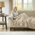 thumbnail image 3 of Woolrich Heated Plush to Berber Throw, 60x70", Tan, 3 of 9