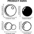 thumbnail image 2 of Stencil Round Template 11.8×11.8inch Flexible Reusable PET Material with Paint Brush DIY Art Craft for Painting on Wood Wall Tile Canvas Colorful, 2 of 9