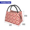 thumbnail image 2 of Easygdp Strawberries Bolsa de Almuerzo Insulada Reutilizable, Bolsa de Mano y Bandolera para Oficina, Trabajo, Viajes, 2 of 6