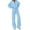 Sky Blue, variant on Women 2 Piece Outfits Lounge Set Oversized Zip Up Sweatshirt Jacket Sweatpant Matching Sweat Sets Winter Sweatsuits Navy L