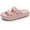 Old Pink, variant on HARVEST LAND Women Slides Sandals Adjustable Double Buckles Cloud Sandals for Women Summer Beach