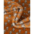 thumbnail image 4 of Unique Loom Williamsburg Collection Area Rug - Allover (4' 1" x 6' 1" Rectangle Orange/Gray), 4 of 7