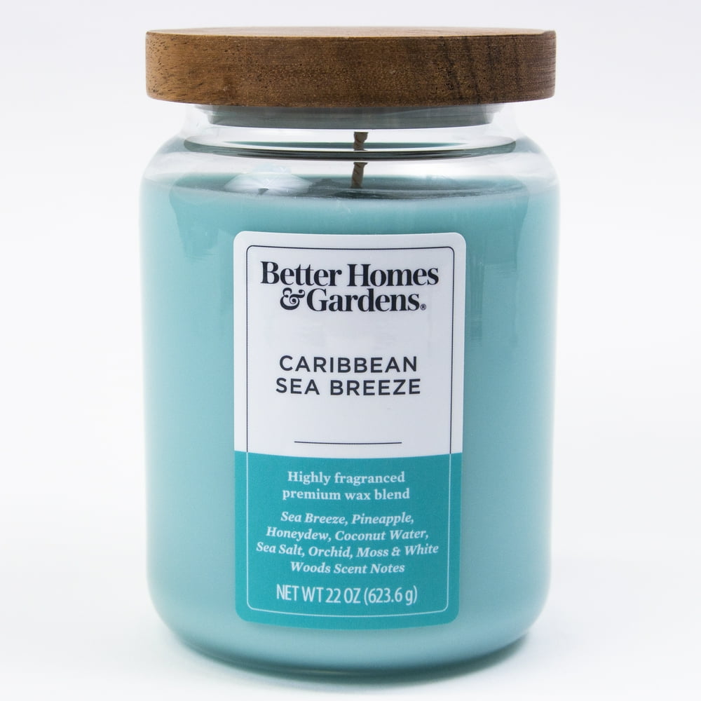 Better Homes & Gardens Caribbean Sea Breeze Scented SingleWick Large