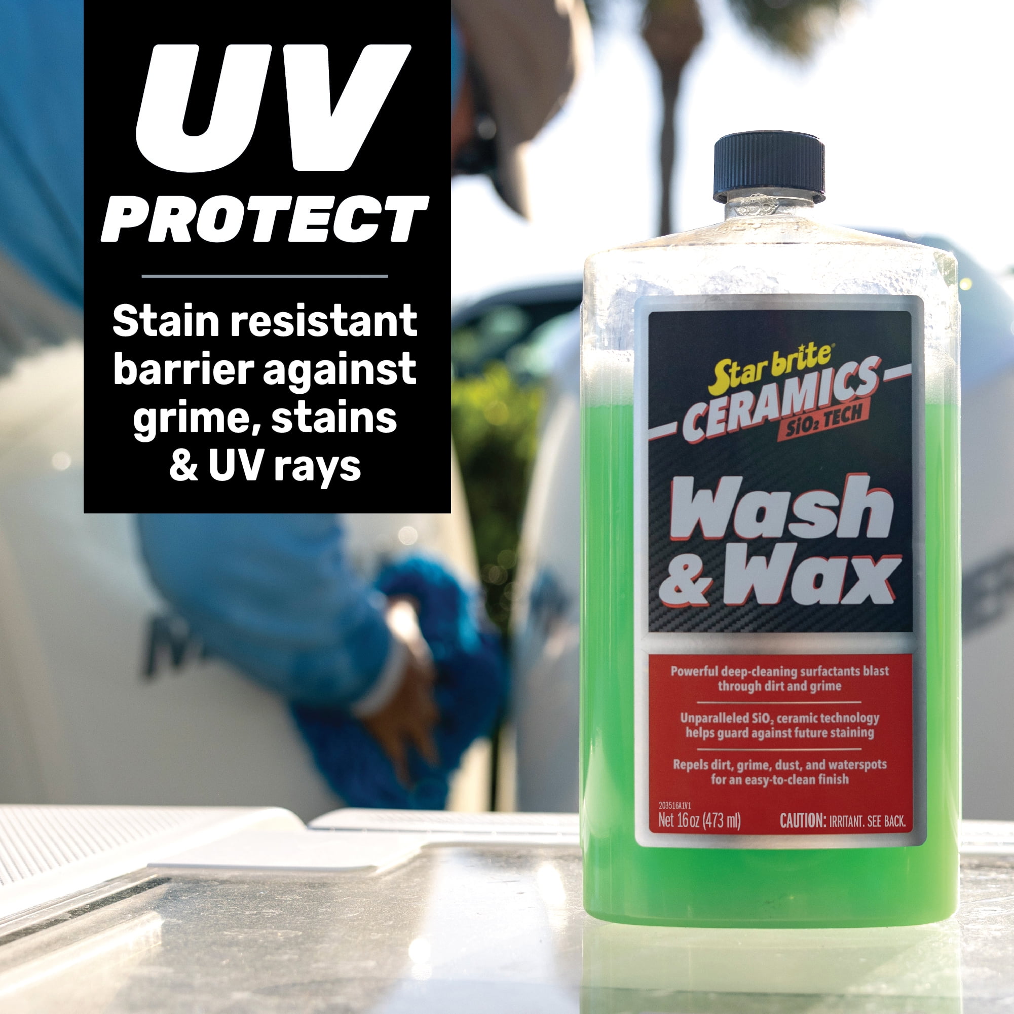 STAR BRITE Ceramic Wash & Wax - Watermelon Scent - 16 oz