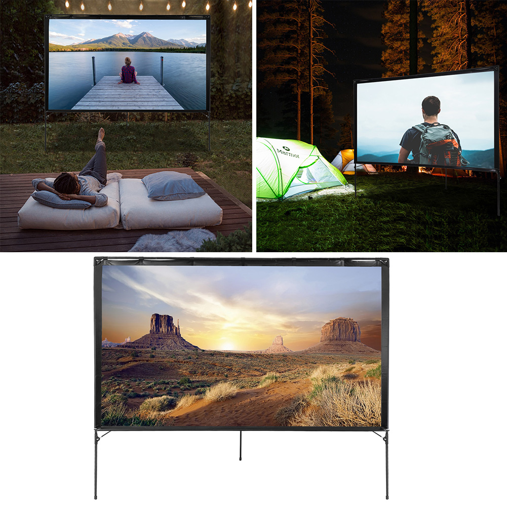 Yucurem LEADZM 80" Outdoor Transportable Foldable Projector Screen with
