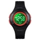 thumbnail image 1 of Niños Reloj digital Cronómetro Niños Impermeable Dial redondo Reloj de pulsera con alarma deportiva Retroiluminación LED kenally EL4552-02, 1 of 2