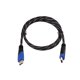 thumbnail image 1 of Cable de audio trenzado HDMI HD 1080p macho a macho, conectores chapados en oro de alta velocidad, 1M, 1 of 1