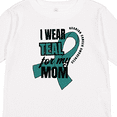 thumbnail image 4 of Inktastic I Wear Teal For My Mom Ovarian Cancer Awareness Boys or Girls Long Sleeve Toddler T-Shirt, 4 of 5