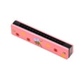thumbnail image 1 of Harmonica 16 Holes Instrument Toys Musical Wooden Painted Children Gift Pattern Mouth Organ Pattern Creatively Cutely Pink Bee, 1 of 7