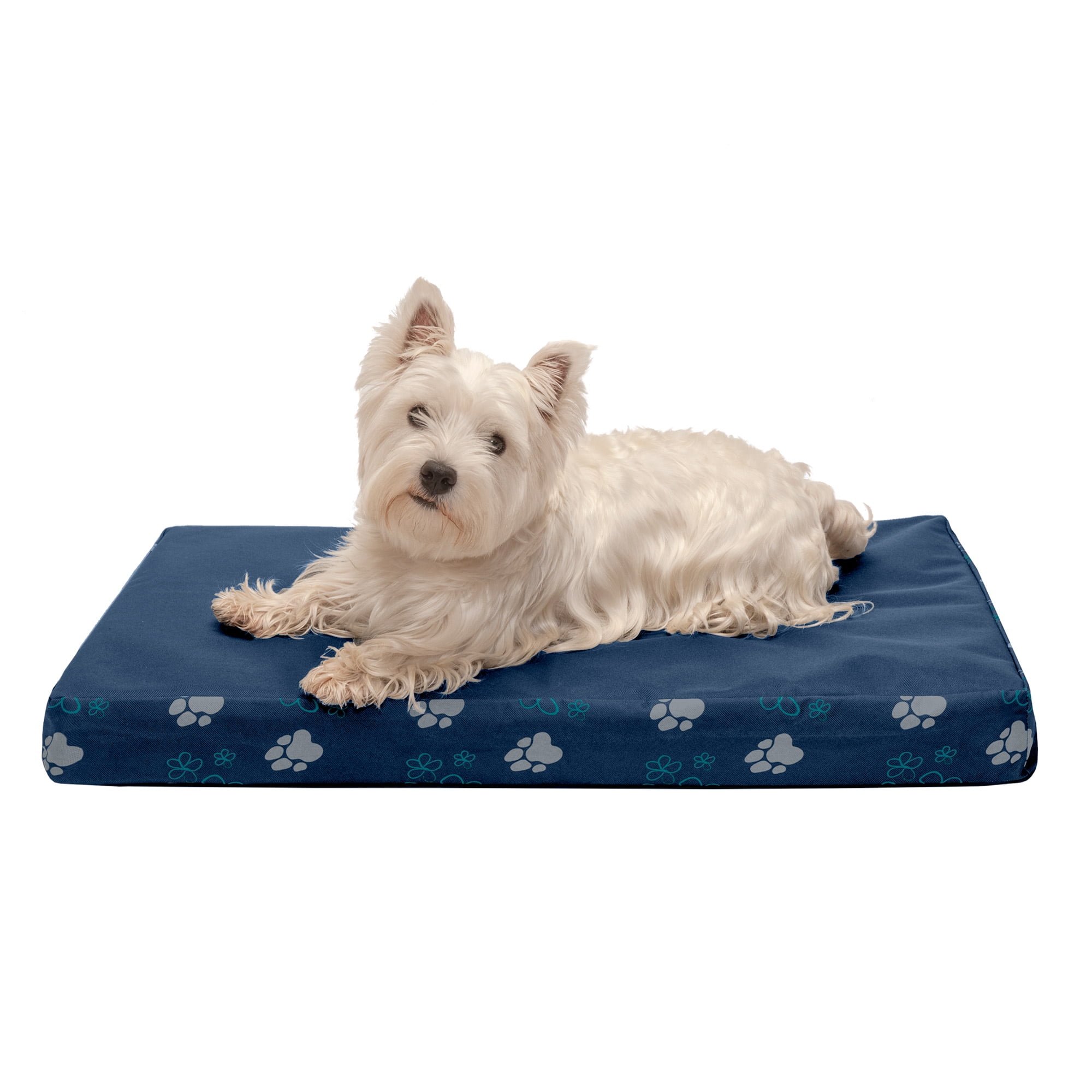 FurHaven Pet Dog Bed Deluxe Cooling Gel Memory Foam Orthopedic Indoor