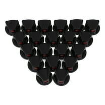 LOLIPPYY 20Pcs Spray Paint Can Nozzles Black Plastic Tips for Graffiti Creative Projects with Leak Proof Function