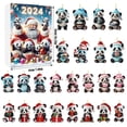 thumbnail image 3 of XWSHYW Adornos Colgantes Calendario Calendario En Cuenta Regresiva En Colgante Bonito En 2D En 24 Formas Diferentes para La Llegada de Mascotas En Navidad, Adorno para Árboles de Navidad, 3 of 6