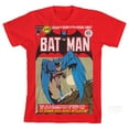 thumbnail image 1 of Batman Comic Book Cover Boy's Red T-shirt-XL, 1 of 3
