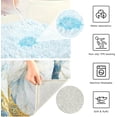 thumbnail image 6 of Coolnut Abstract Marble Anti-Slip Ultra Absorbent Durable Bath Rug with Rubber Backing,24"x16", 6 of 7