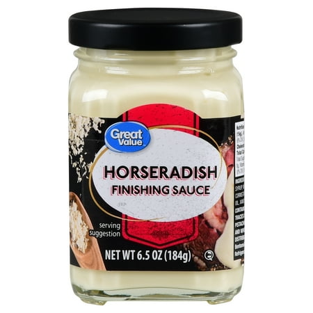 (2 Pack) Great Value Horseradish Finishing Sauce, 6.5 (Best Store Bought Horseradish)