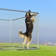 thumbnail image 3 of Gymax Large Pet Dog Run House Kennel Shade Cage 7.5' x7.5' Backyard Playpen, 3 of 6