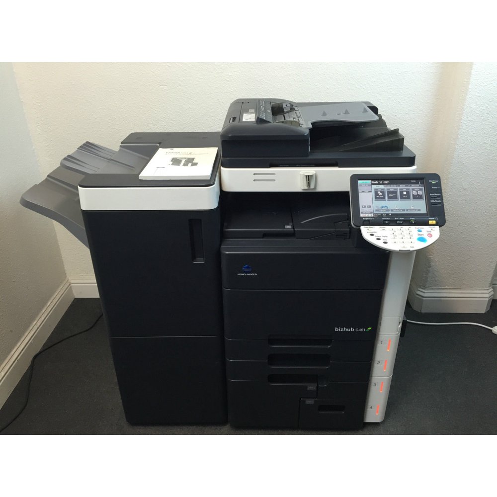 Konica Minolta Bizhub C451 Color Copier Printer Scanner Network Staple