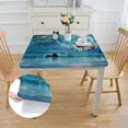 thumbnail image 2 of Acheng Moon Stars Mountain Square Table Cover 100% Polyester Fiber 52*52, 2 of 8