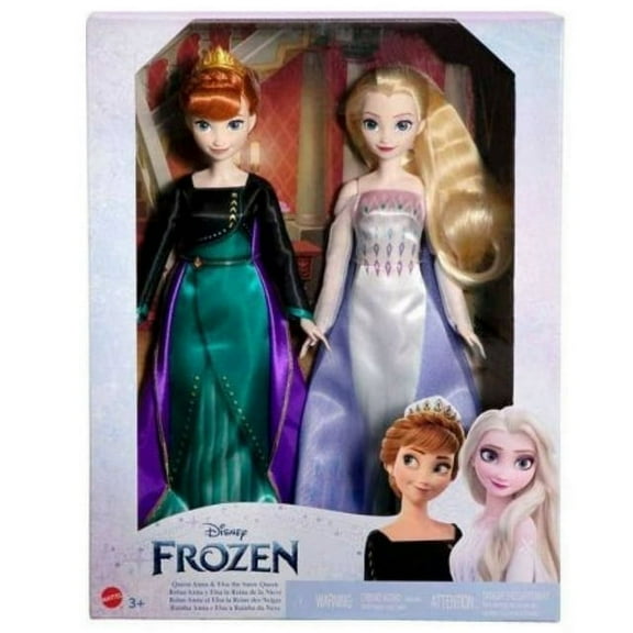 Disney Frozen Queen Anna & Elsa the Snow Queen Fashion Doll 2pk New With Box