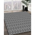 thumbnail image 3 of Ahgly Company Machine Washable Indoor Round Transitional Grey Gray Area Rugs, 5' Round, 3 of 7