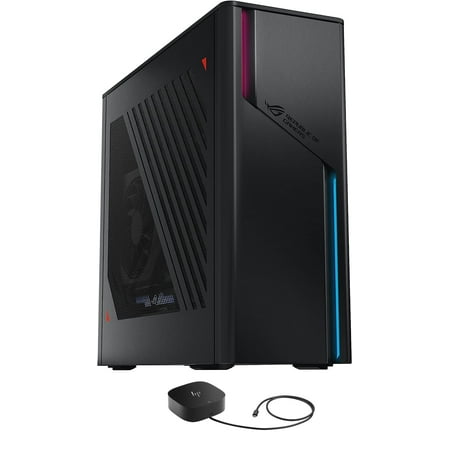 ASUS ROG G22 SFF Gaming/Entertainment Desktop PC (Intel i7-13700F 16-Core, GeForce RTX 3060 Ti, 32GB DDR5 4800MHz RAM, Win 11 Pro) with G5 Essential Dock
