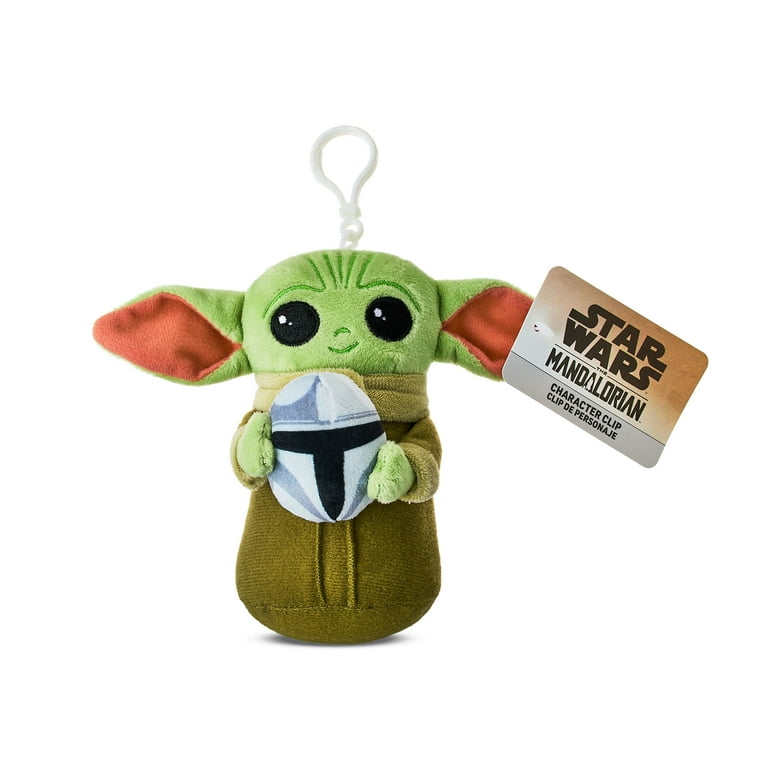 Star Wars Grogu Easter Plush Clip by Ruz, Green, 5.5 inches Tall