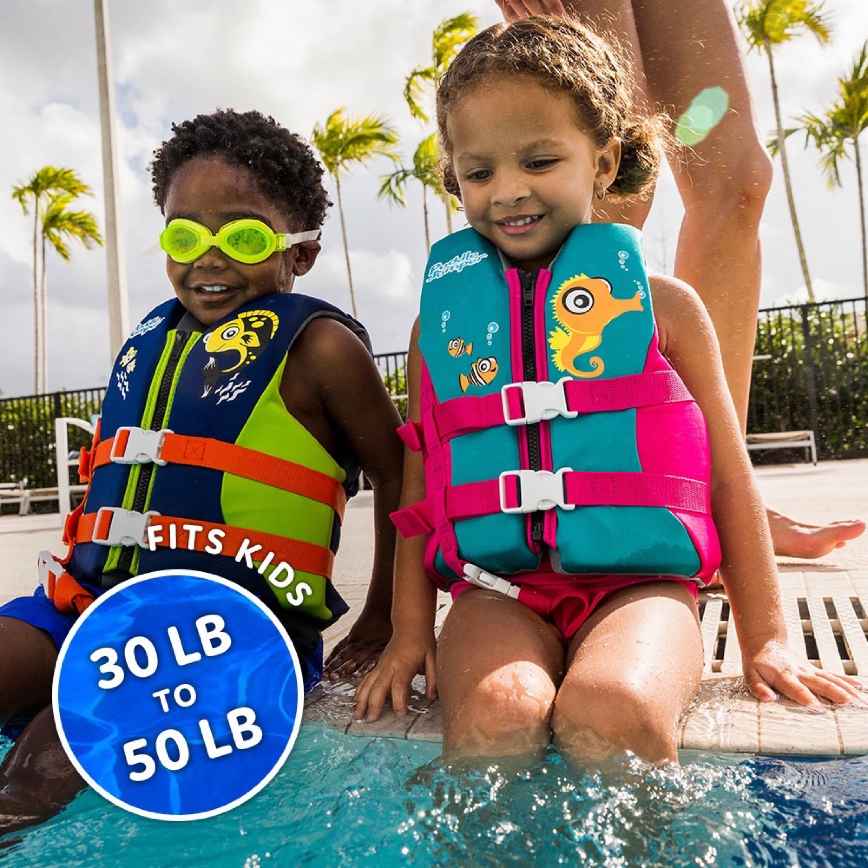 Stearns Original Puddle Jumper Kids Hydroprene Life Jacket (30-50 LB)