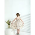 thumbnail image 4 of Happy Town Kids Toddler Girls Dress Princess Sleeveless Beach Butterfly Sundress, 4 of 8