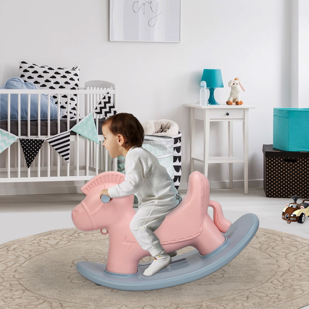 Kepooman Baby Cute Rocking Horse, Ride On Toys for 1-3 Year Old, Toddler Ride Animal Indoor/Outdoor Kepooman Baby Cute Rocking Horse, Ride On Toys for 1-3 Year Old, Toddler Ride Animal Indoor/Outdoor
