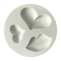 EUDIDV Silicone Bundt Cake Mold Sweet Cake Tanabata Valentine's Day Lips Chocolate Baking DIY Cake Molds Mini