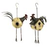 Donnelly Rooster Birdhouses - Set of 2