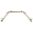 thumbnail image 4 of Sigfried 13/16" Double Bay Window curtain rod Adjustable 20"-36", 38"-72" - Antique Brass,(ABay-09-4D), 4 of 4