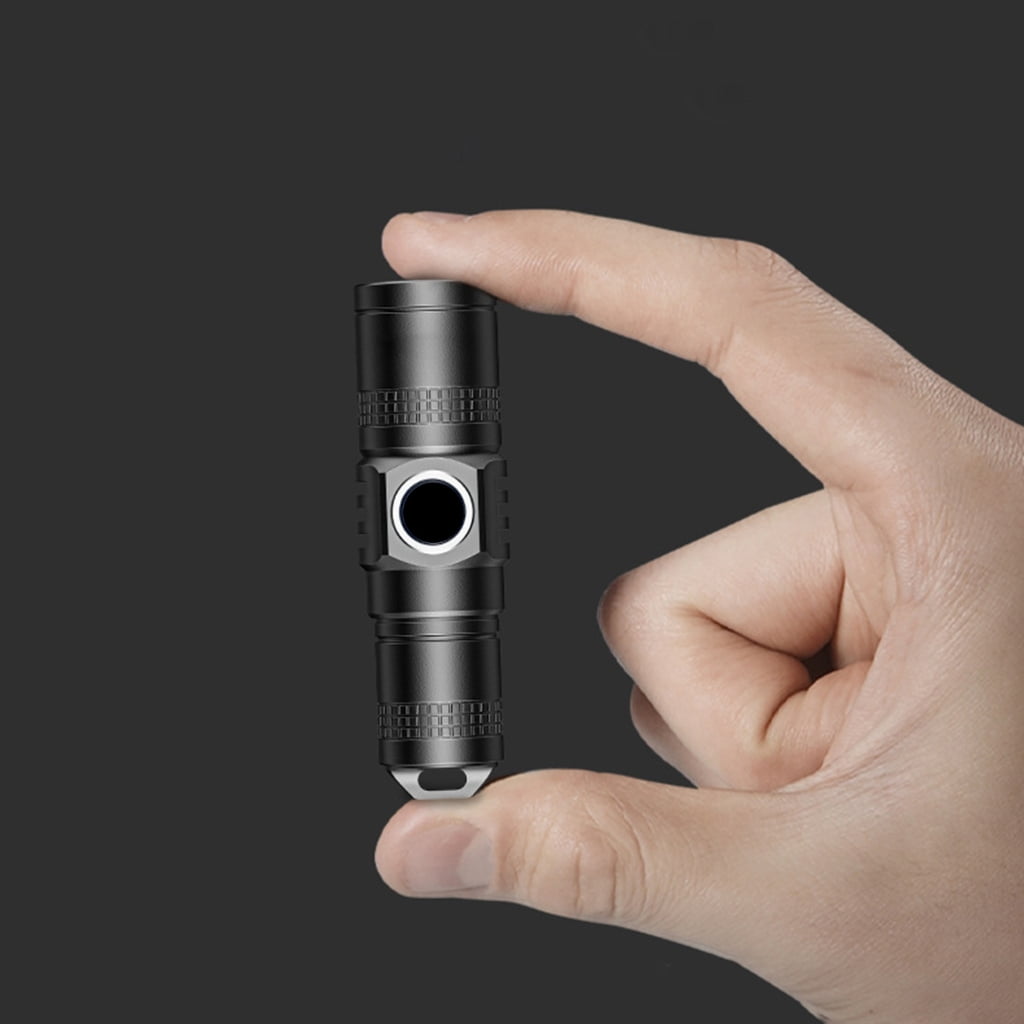 YIEMEEN Portable Aluminum Flashlight Pendant With Variable And Rechargeable Battery For Night Walking