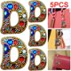 thumbnail image 1 of Llaveros Diamantes Adorno Bolso Artesanal 67x67mm 5 Uds., 1 of 2