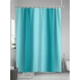 thumbnail image 5 of Fsddascl Turquoise Ombre Shower Curtain Set - Small 36" x 72" Washable Bathtub Curtain with 12 Hooks, Modern Abstract Art Waterproof Fabric Stall Shower Curtains for Bathroom/Bathtub Décor, 5 of 6