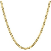 OC JEWELRY 14K. Solid Gold 5mm Cuban Link Chain 22"