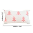 thumbnail image 3 of Nkmbld Christmas Decor Throw Pillow Covers Christmas Holiday Pillowcase, Super Soft Pillows Cover for Living Room Bedroom Sofa Couch Cushion Cover, Pink, 3 of 8