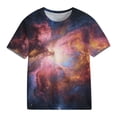 thumbnail image 4 of Fnooota Girls T Shirts, Crew Neck Printed Pullover Summer Short Sleeve Tops Multicolor Size 7-8 T, 4 of 7