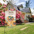 thumbnail image 5 of Hello Sunshine Garden Flag 12x18 Inch Double Sided, Golden Retriever Dog Yard Flag For Outdoor, Sunflower Summer Seasonal Decors For Farmhouse Holiday Outside, 5 of 6