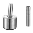 thumbnail image 1 of Trituradora de ajo ergonómica de acero inoxidable 304: cocina rápida, fácil y eficiente, 1 of 8