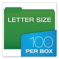 thumbnail image 6 of Double-Ply Reinforced Top Tab Colored File Folders, 1/3-Cut Tabs: Assorted, Letter, 0.75" Expansion, Bright Green, 100/Box | Bundle of 10 Boxes, 6 of 7